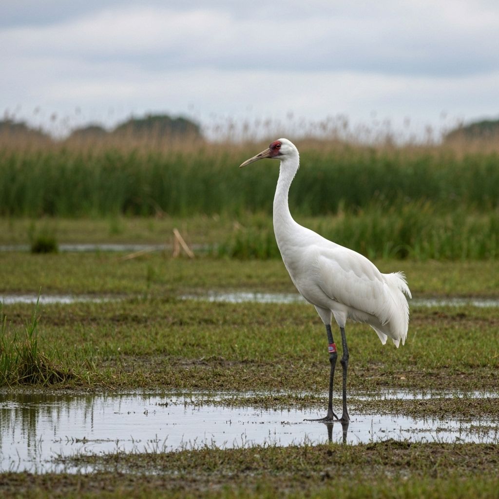 Grace the Whooping Crane