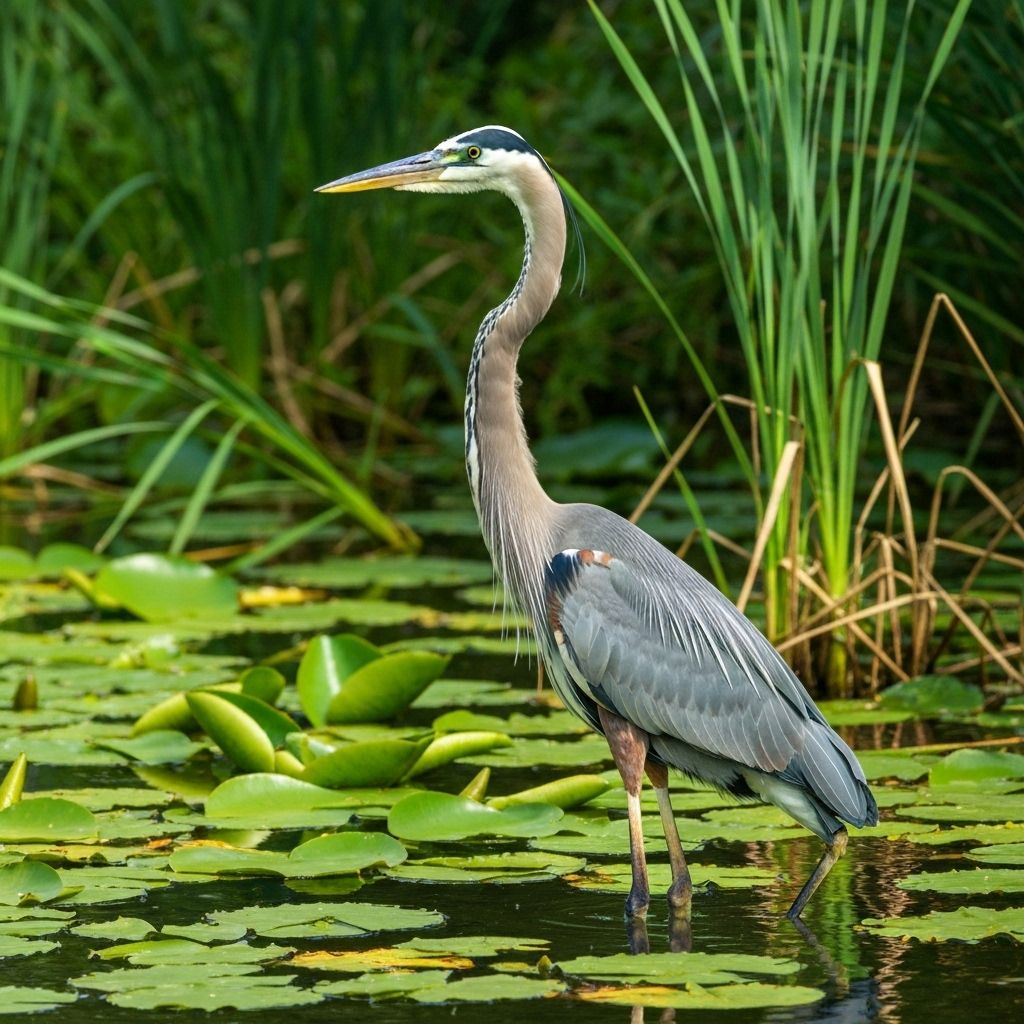 Azure the Great Blue Heron